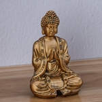 Statuette Bouddha Dorée Méditation 3