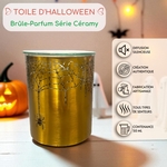 Brûle parfum Collection Festive<br>Toile d'Halloween