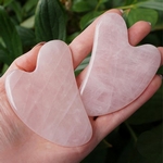 11 Gua Sha en Quartz Rose + 1 Offert