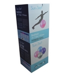 11 Ballon de Yoga / Fitness Taille M 65 cm Bleu + 1 Offert