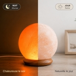 Lampe USB  en Cristal de Sel d'Himalaya Sphère