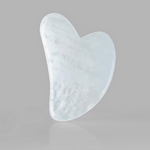 1 Gua Sha en Cristal de Roche + Housse