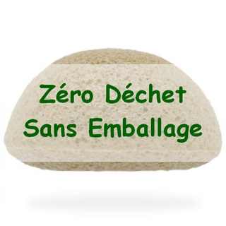 Zéro Déchet<br />Eponge KONJAC au Thé Vert