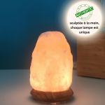 Lampe USB  en Cristal de Sel d'Himalaya Rock