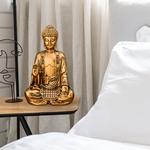 Statue Bodhi Or - H 19cm