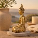 Statue Bouddha Doré Sanci