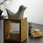 Brûle parfum Série Naturéa - Birdy Blanc