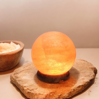Lampe USB  en Cristal de Sel d'Himalaya Sphère