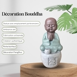 Statue bouddha Porte encens TOLERANCE