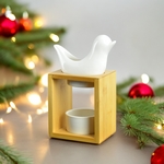 Brûle parfum Série Naturéa<br />Birdy Blanc
