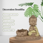 Statue Bougeoir Bouddha en Méditation