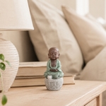 Statue bouddha Porte encens DHYANA