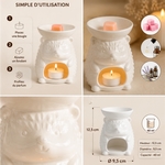 Brûle parfum Série Céramy<br />Yuki