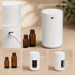 Diffuseur Flacon Direct Rechargeable EFFISENS Blanc
