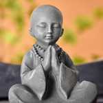 Statuette Bonze Grise