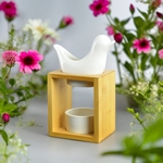Brûle parfum Série Naturéa<br />Birdy Blanc