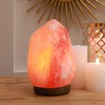 Lampe en Cristal de Sel d'Himalaya de 2 à 3 kg  