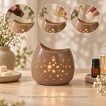 Brûle parfum Orélys Marron