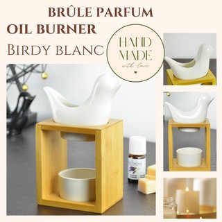 Brûle parfum Série Naturéa - Birdy Blanc - Seconde chance