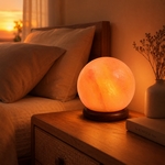 Lampe Moon en Cristal de Sel d'Himalaya 