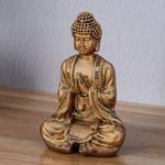 Statuette Bouddha Dorée Méditation 3