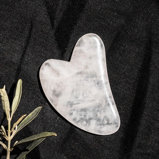 11 Gua Sha en Cristal de Roche + 1 Offert