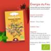Tisane Bio ÉNERGIE DU FEU<br />Gamme Éléments