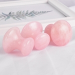 1 Champi GuaSha en Quartz rose