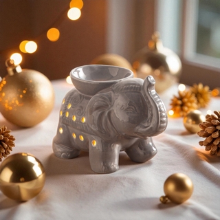 Brûle parfum Série Céramy - Tandor Gris