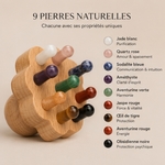 Brosse en fleur 9 points à Cuir Chevelu