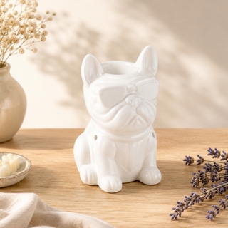 Brûle parfum Série Céramy<br />Boubou Blanc