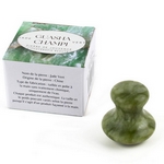 11 Champi Gua Sha en Jade Vert + 1 Offert