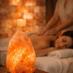 Lampe en Cristal de Sel d'Himalaya de 4 à 6 kg  