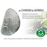 Masque Visage Konjac au Charbon de Bambou
