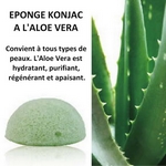 Zéro Déchet<br />Eponge KONJAC à l'Aloe Vera