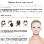 Masque Visage Konjac au Collagène DATE EXP SEPT 2022 