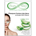 Pack 5 Masques Konjac Contour des Yeux à l'Aloe Vera