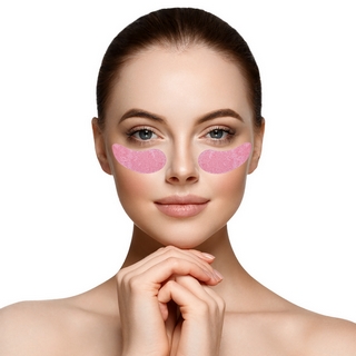 Masque Konjac Contour des Yeux à la Rose