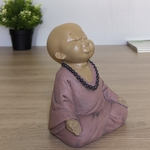 Statuette Bouddha SB2 - Bébé Rose en méditation