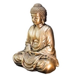 Statue Bouddha Méditation Or