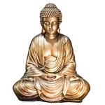 Statue Bouddha Méditation Or