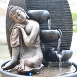 Fontaine Bouddha Grace- SCFR1716 - Emballage Abimé